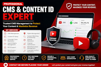 manage youtube cms, content id, mcn, copyright claims, and channel monetization