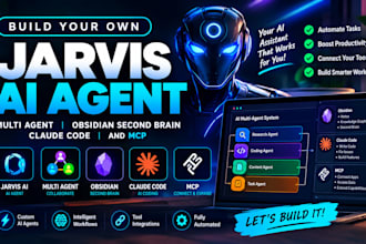 build jarvis ai agent, multi agent, obsidian second brain, claude code and mcp