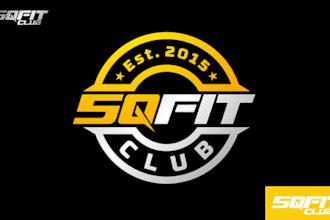 design a bold gym and fitness logo with strong branding