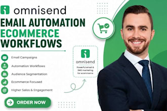 do omnisend email automation ecommerce workflows campaigns segmentation