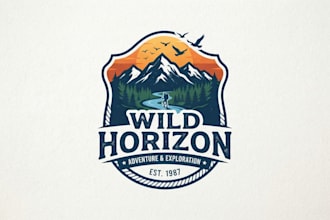 design an adventurous and memorable tourism logo