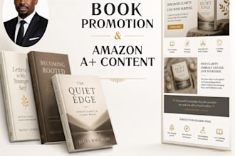 promote your book via book clubs and create professional amazon aplus content