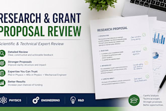 review your research or grant proposal