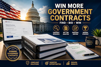 find, bid and win usa government contracts, federal bids, rfp and proposals