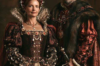 do your romantic royal couple portrait