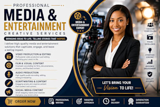 write media resume, entertainment, marketing, outreach, streaming, film, cv