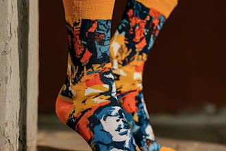 make a custom and pattern socks design