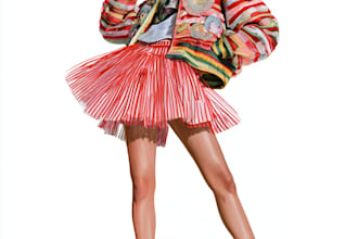 illustrate your fashion designs, fashion illustration