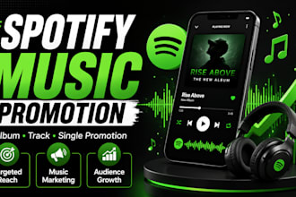 do spotify album promotion, spotify music track promotion