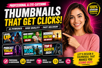 create professional al youtube thumbnail that get more clicks