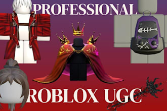 roblox ugc accessories wearable 3d model clothing blender