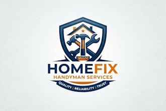 design a strong and professional handyman logo