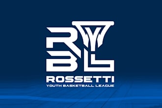 design youth basketball league logo