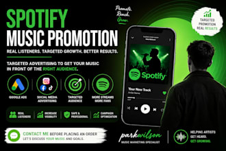 do professional spotify music promotion for real listeners