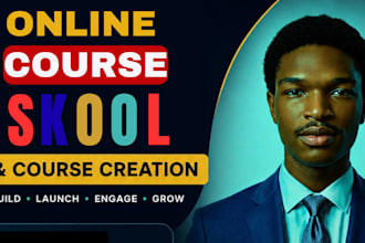 create your skool course, curriculum, lessons and ai videos
