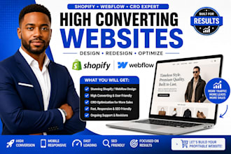 be your shopify store conversion rate expert webflow cro website cro audit pro