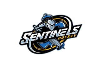 design sentinels hockey team logo