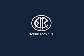 design round rock cup logo
