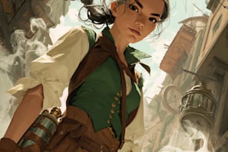 fantasy character art and fantasy character art