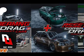 develop beamng drive and assetto corsa custom mods