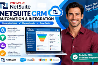 setup netsuite CRM automation workflow pipeline lead management CRM integration