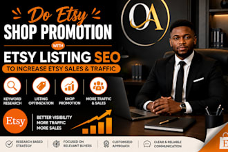 do etsy shop promotion etsy listing SEO to increase etsy sales traffic