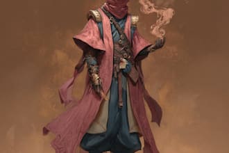 sketch fantasy character concept art