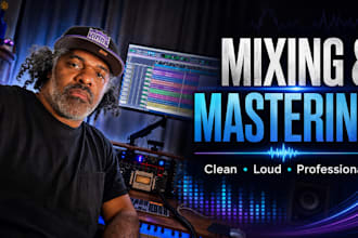 professionally mix and master your rnb trap or hip hop song
