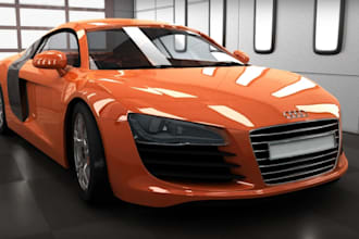 create realistic 3d car and vehicle models for games and automotive