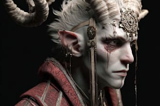 design fantasy horror and fantasy horror character