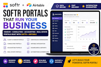 build vendor consulting accounting airtable real estate softr portals website