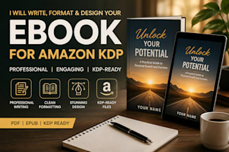 write, format and design your ebook for amazon KDP