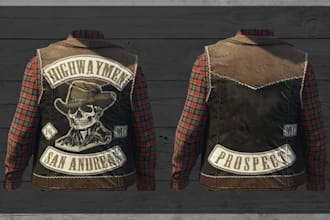create custom fivem kuttes gang vest mc vest biker clothing