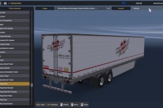 create custom 3d quality ets 2 and ats skin and trucks, ets trailer, ats map