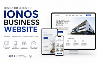 design redesign cleaning auto detailing plumbing hvac business ionos website