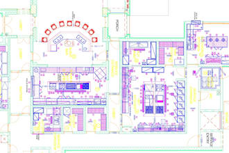design commercial kitchen and laundry layouts with mep and boq