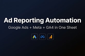 automate your google ads, meta, and ga4 reporting into one sheet