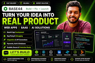 build, fix or finish your base44 app or saas mvp