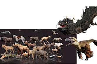 create unreal and unity engine model and assets