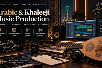 produce and arrange professional arabic and khaleeji music