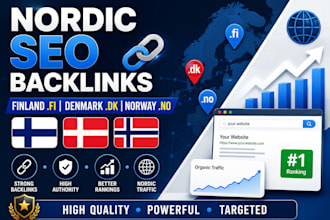 build high quality finland fi denmark dk norway no backlinks