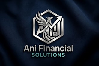create a minimalist finance logo for investment company