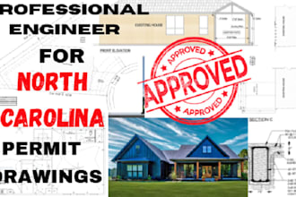 structural engineer permit for north carolina stamped engineering drawings
