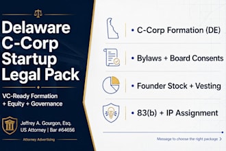 setup your 83b election and startup IP assignment as a US attorney