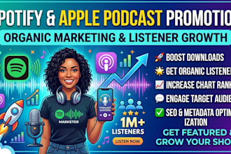 do spotify podcast promotion apple podcast marketing organic listeners