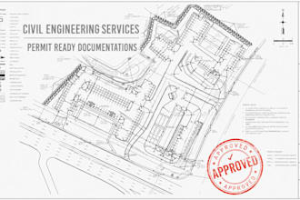 permit civil engineering stormwater swppp drainage hydraulics hydrology report