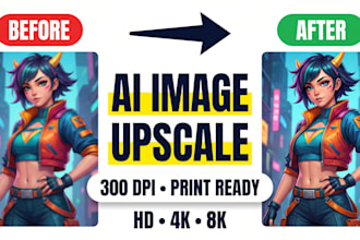 upscale ai images to 300dpi print ready high resolution