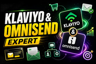 klaviyo shopify setup welcome abandoned cart email flows popups campaigns expert