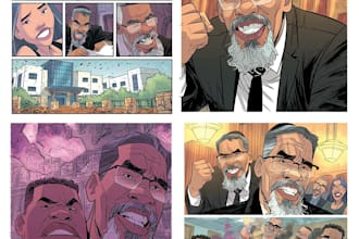 create comic book art