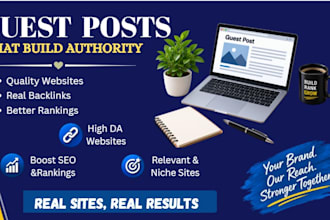 create well researched SEO content for blogs and websites